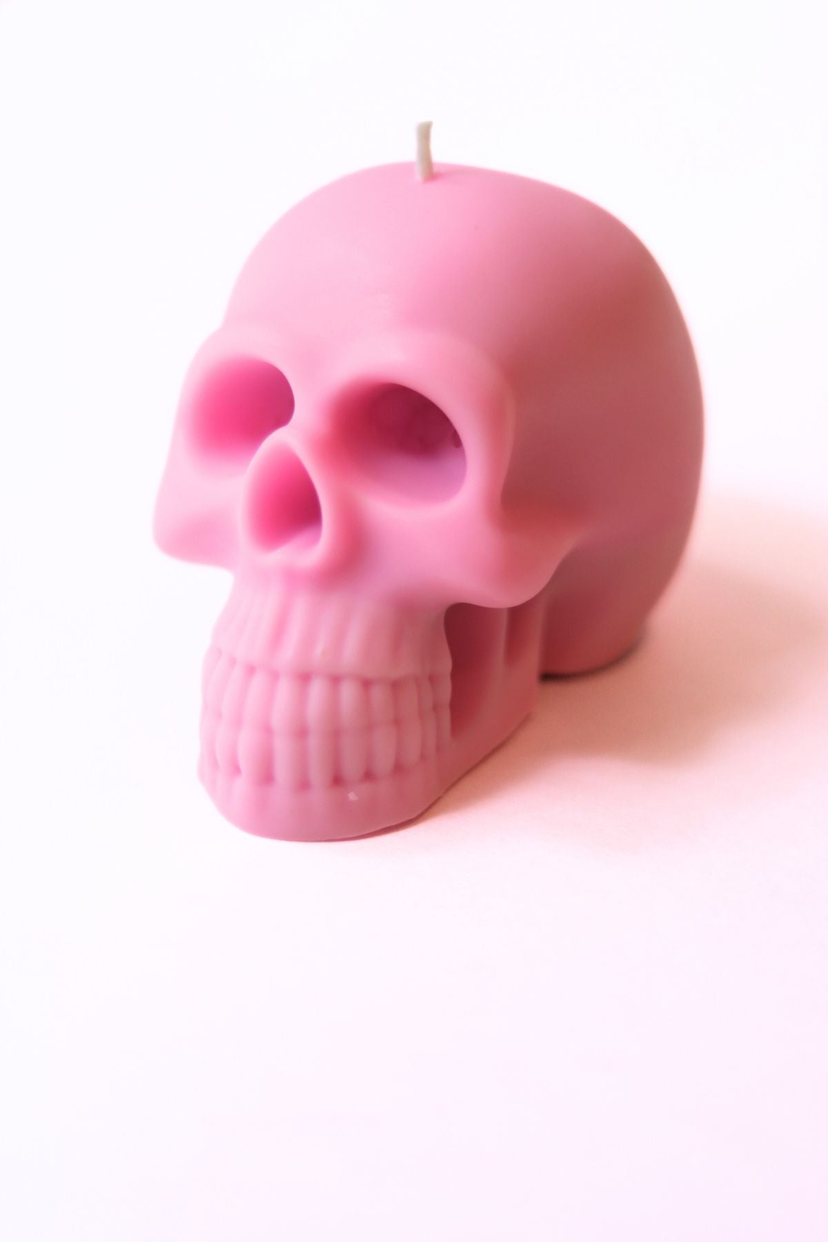 Bleeding Red Skull Candle