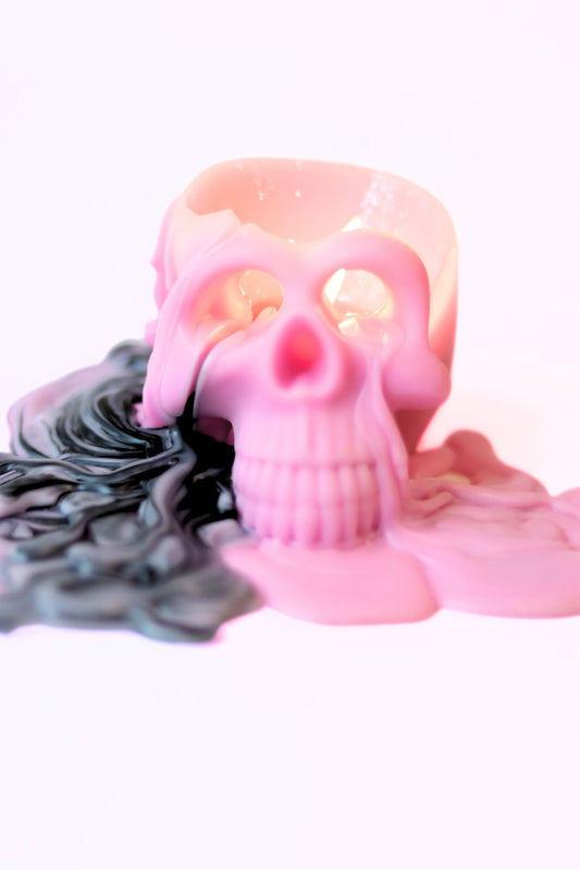 Pink Bleeding Skull